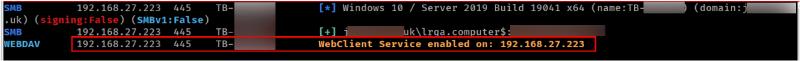 Checking WebDAV service status
